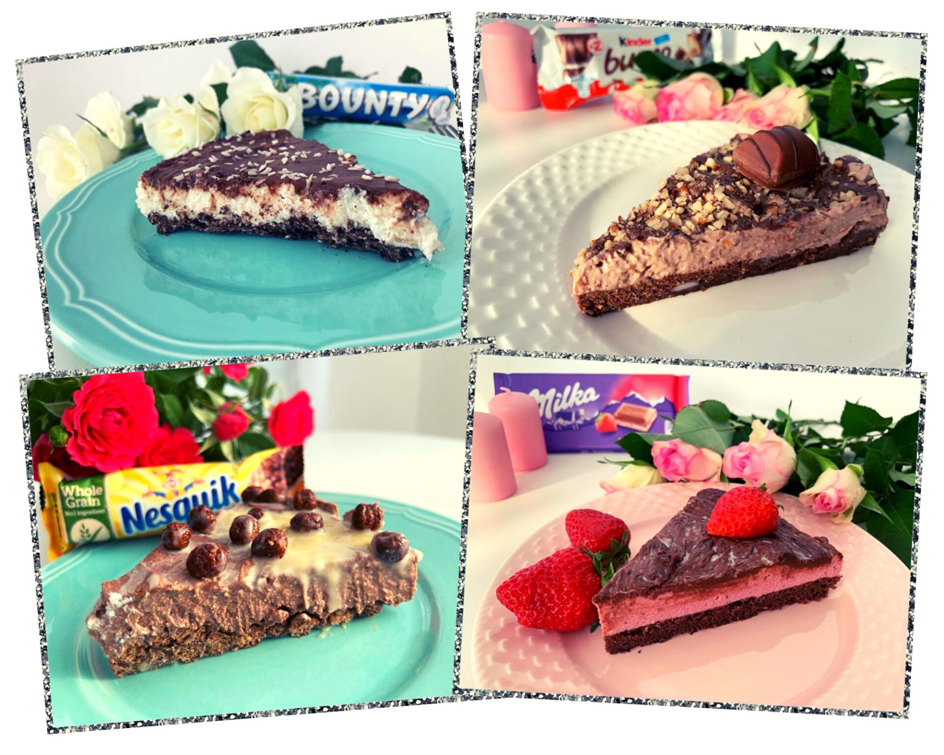 Pastelowy Niemowlę Fotograficzny Kolaż-4